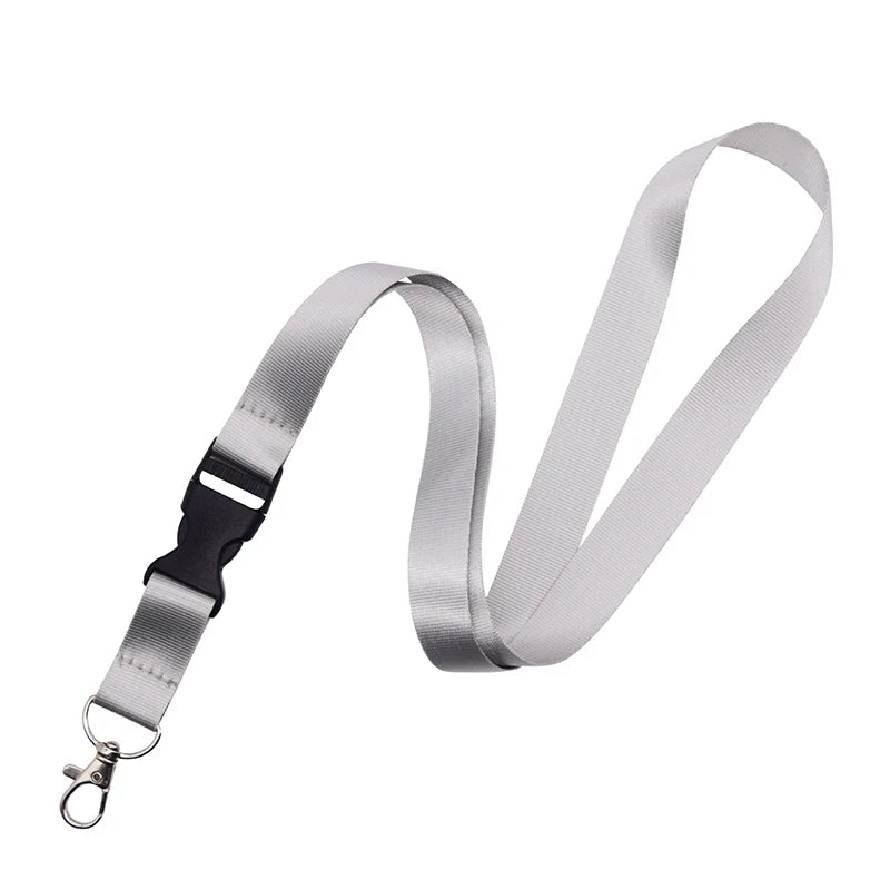 50 PCS Customized Logo Lanyard Full Color Printing Company Logo 2cm Wide Personalized Neck Strap For Key Chain Staff ID Card
