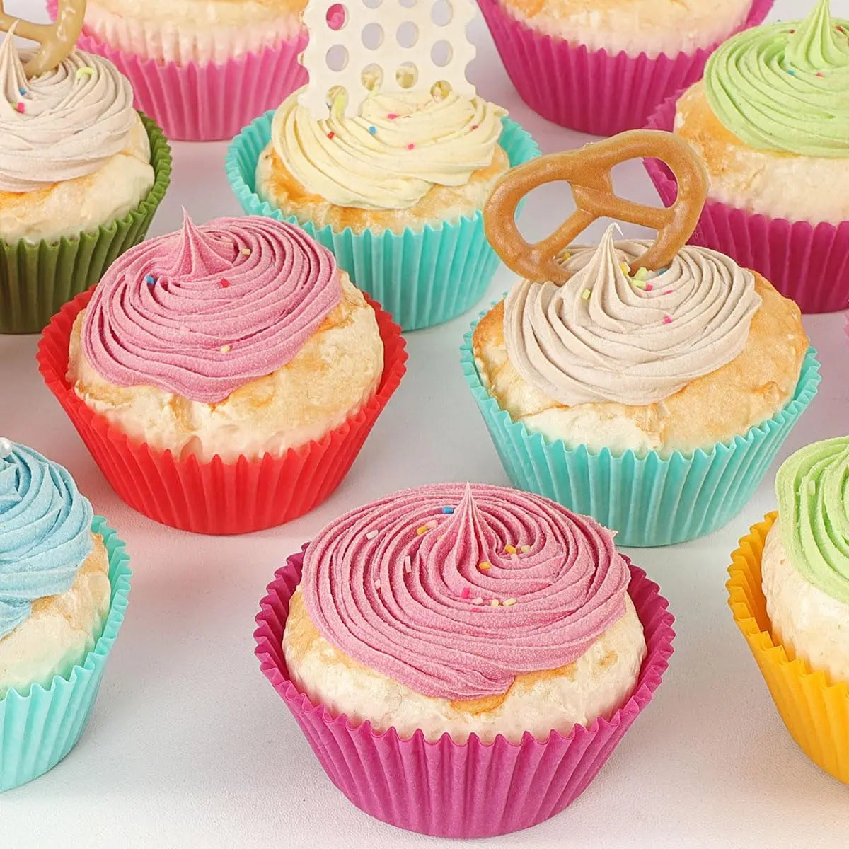 1000Pcs Mini Chocalate Cupcake Liners Natural Greaseproof Paper Muffin Baking Cups Cake Cups Forms Cupcake Cases Party Tray Mold