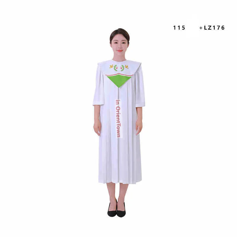 Loose High-end Robe Choir Hymn Dress Group Clothing Standard Christian Church Clergyman Attire Jesus Class Service Wear  JT013