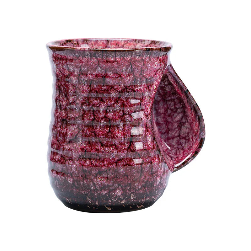 Ceramic  Makeup Cup High Beauty Water Cup   Couple Cup Latte Cup Warm Hand Cup