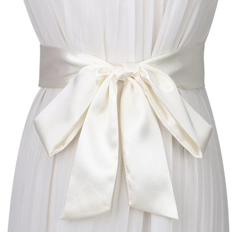 Wedding Dress Sash Belt Satin Ribbon Belt Bridesmaid Dress Belt Wedding Sash Bridal Belt Silk Ribbon Sash For Dress Dropshipping
