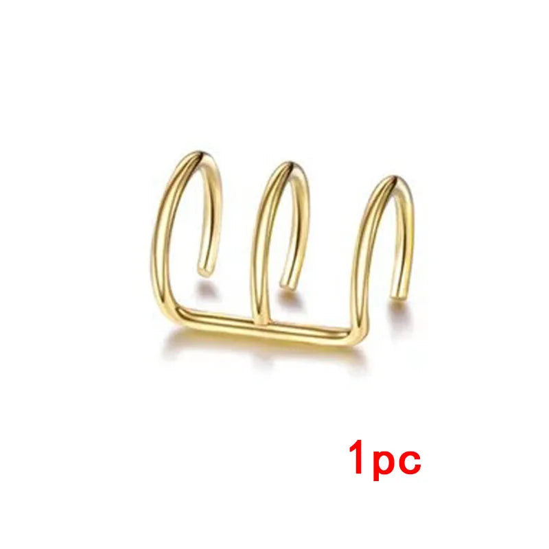 2022 New Cute Pearl Studs Small Hoop Earrings for Women Gold Color Eardrop Minimalist Tiny Huggies Hoops