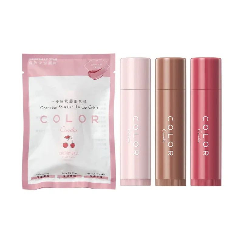 Lasting Moisturizing Colorful Lipbalm Nourishes Lip Reduces Liplines Anti Dry Crack Lipsticks Natural Female Lips Care Lipgloss