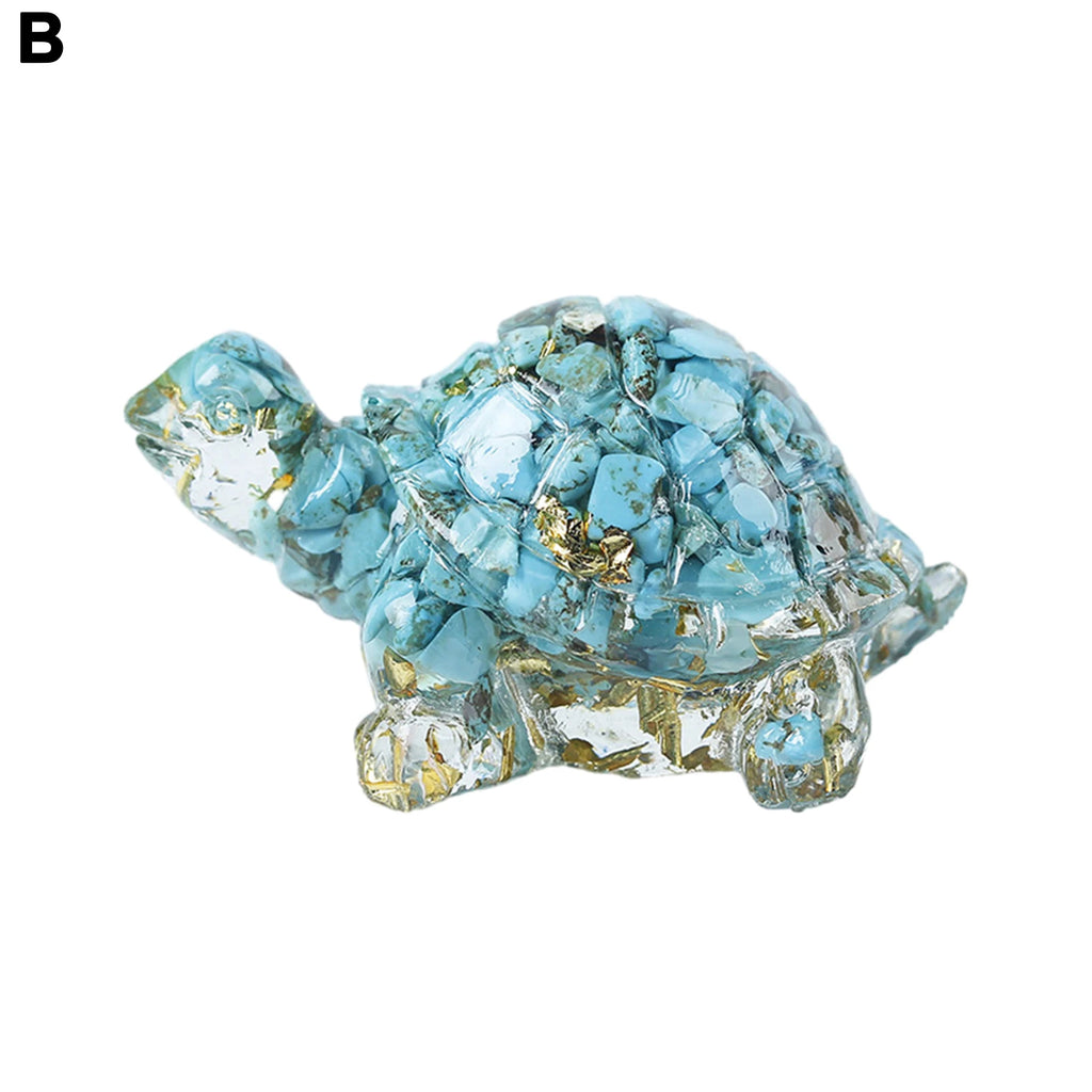 Natural Stone Colorful Bird Figurine Positive Healing Energy Hand-carved Faux Crystal Mini Bird Statue Home Office Desktop Decor