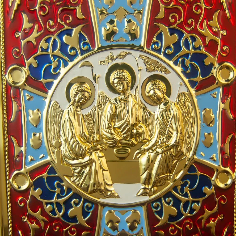 Eastern Orthodox Holy Scriptures Gospel Book Cover  For Church With High Quality Handmade And Gold Plating