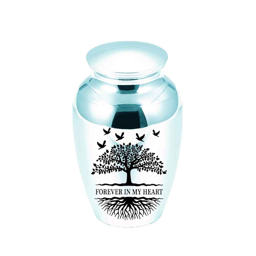 Cremation Urn for Human Ashes, Adult Memorial Urn, Funeral Keepsake Urns for Men Women,Tree of Life Decorative Urns