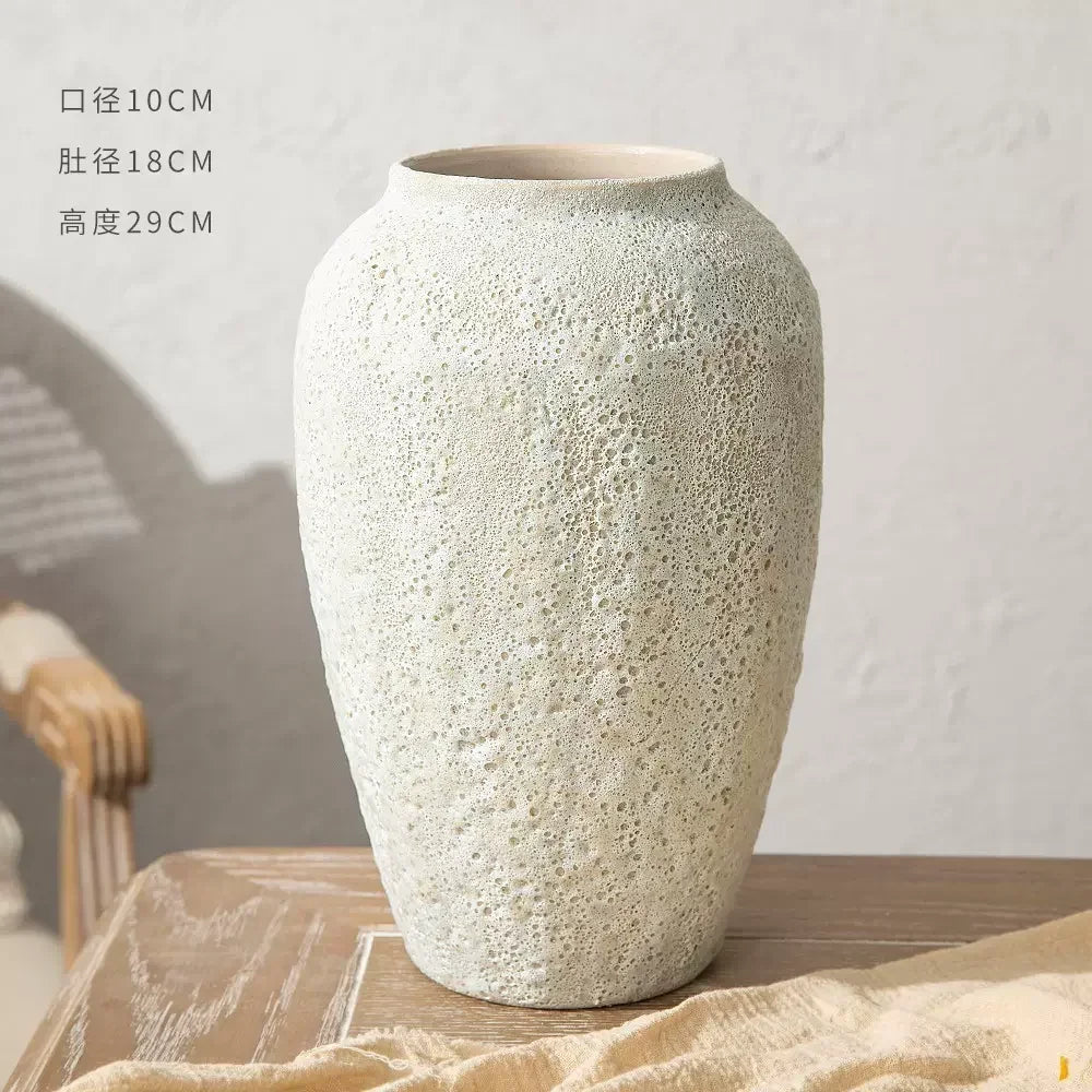 Ceramic Vase Chinese Style Quiet Wind Home Decor Decoration Flower Arrangement Pottery Pot