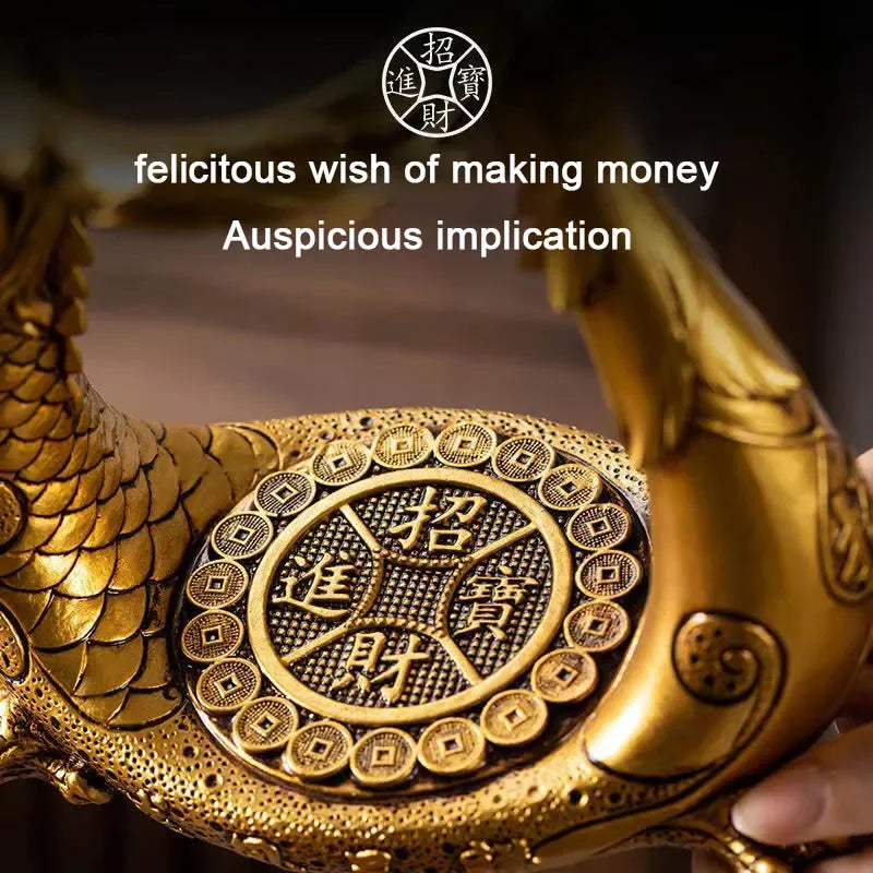 BOZZH Creative Dragon Glass Teapot Magnetic Diversion Rotating Cover Bowl Water Tea Cup Pu'er Oolong Drinkware Dropshipping Tea