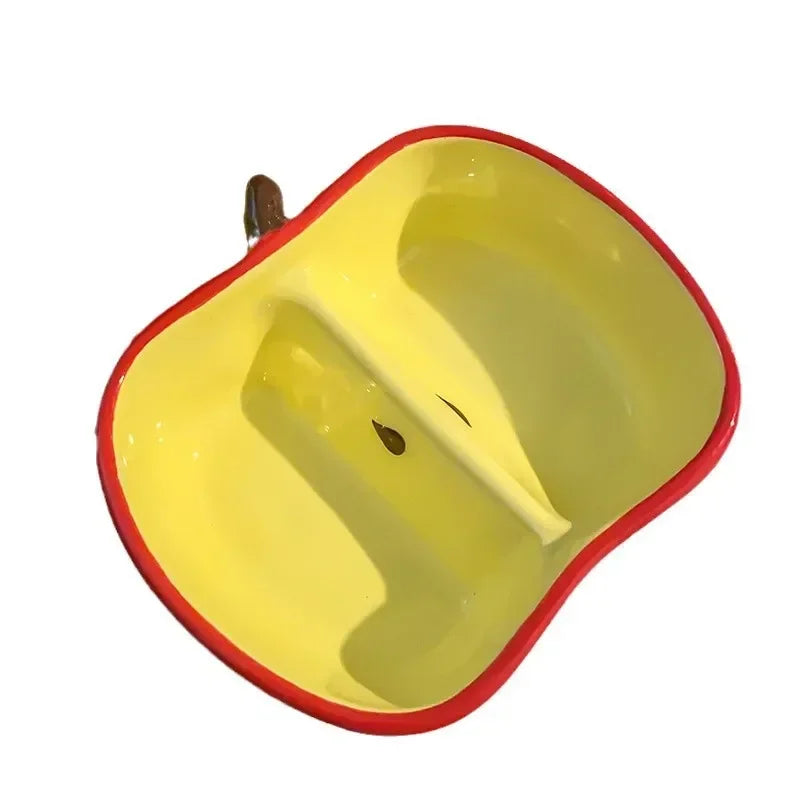 Cute Cartoon Ceramic Dish Plates Fun Fruit Shape Household Snack Plate for Wedding Luxury Sauce & Seasoning Serving Small Plate