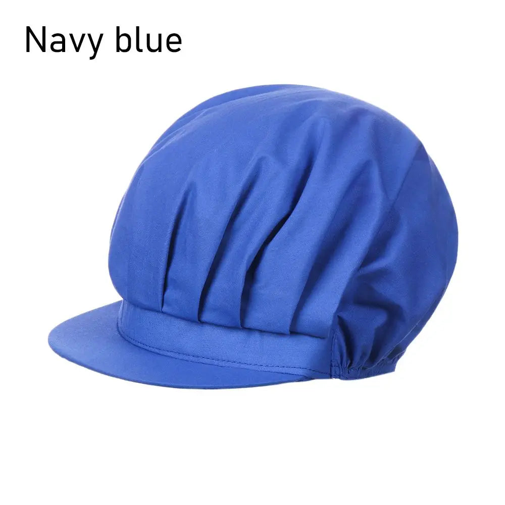 Chef Hat Kitchen Cooking Chef Cap Food Service Hair Nets Chic Work Accessories Women Bandage Adjustable Cap Solid