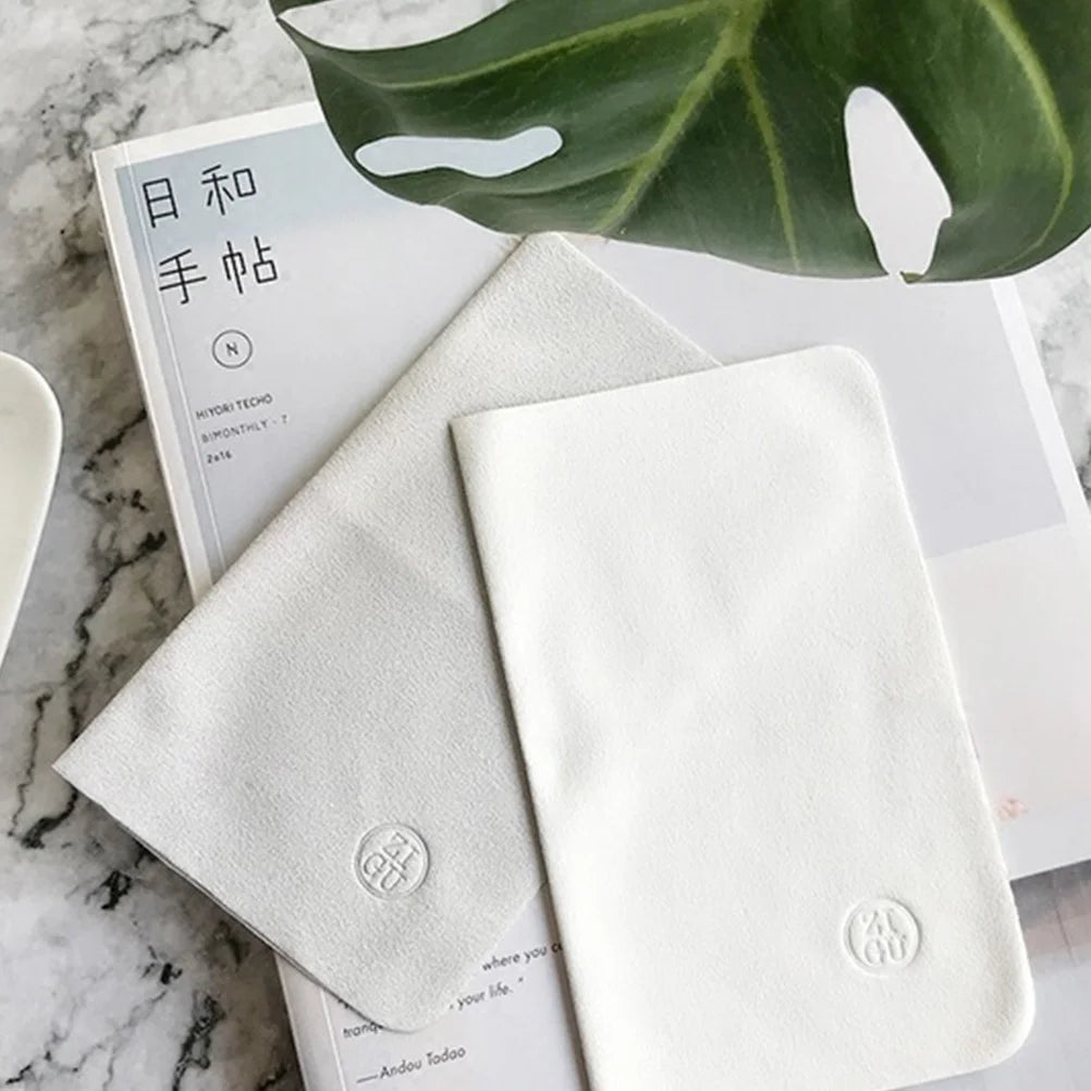 10PCS Glasses Cloth Microfiber For Cleans Lenses Glasses Screens Cameras Eyeglasses Cell ( Grey White )