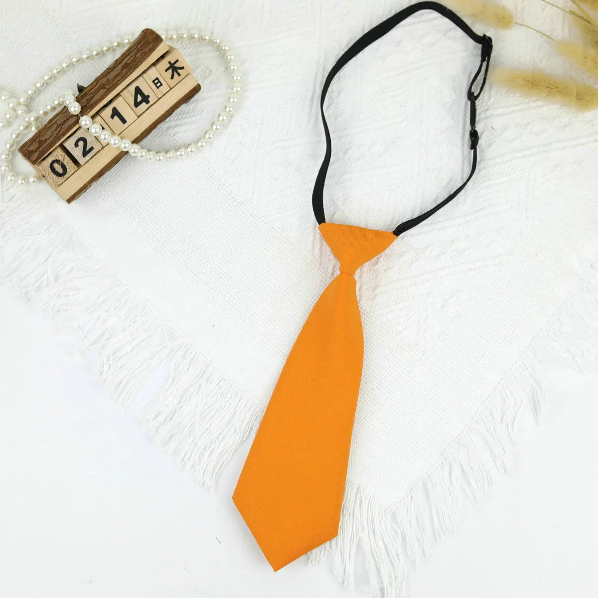 Daily JK Ties Solid 7CM Lazy Neckties Girls Short Shirt Tie Kids Student Collar School Uniform Accessories College Female Cravat