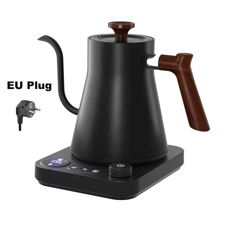 Hand Brewed Electric Coffee Pot Control Stainless Steel Intelligent Temperature Electric Boiling Water Temperature Control Pot