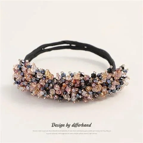 Korean Fashion Crystal Pearl Updo Hair Clips Elegant Braid Hair Barrettes Headwear Girls Women Hair Accessories