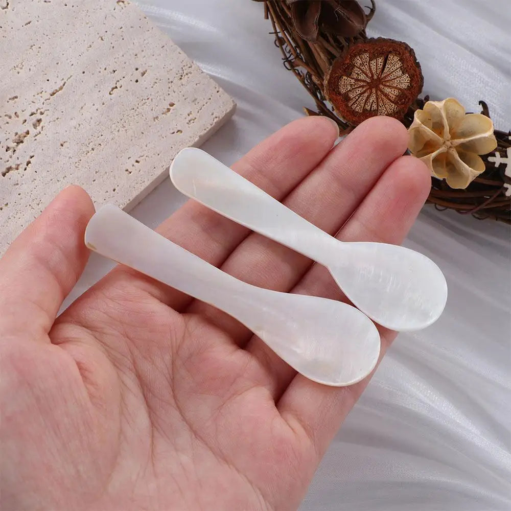 Natural Conch Shell Ice Cream Coffee Spoon Caviar Spoon Seashells Stirring Spoons Teaspoon Kitchen Tool