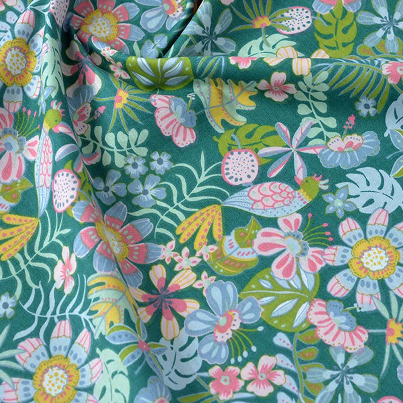 Liberty Quilting Fabric Twill Cloth for Patchwork Needlework Accessories by Half Meter