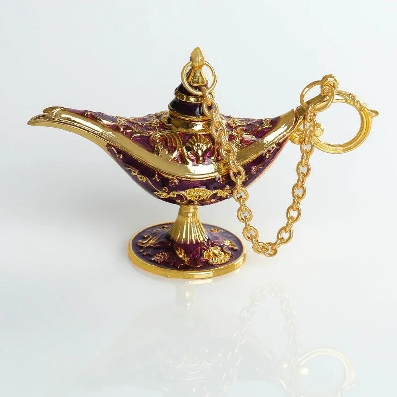 Aladdin Lamp Decoration European Vintage Home Decoration Russian Wishing Lamp Metal Decoration Crafts