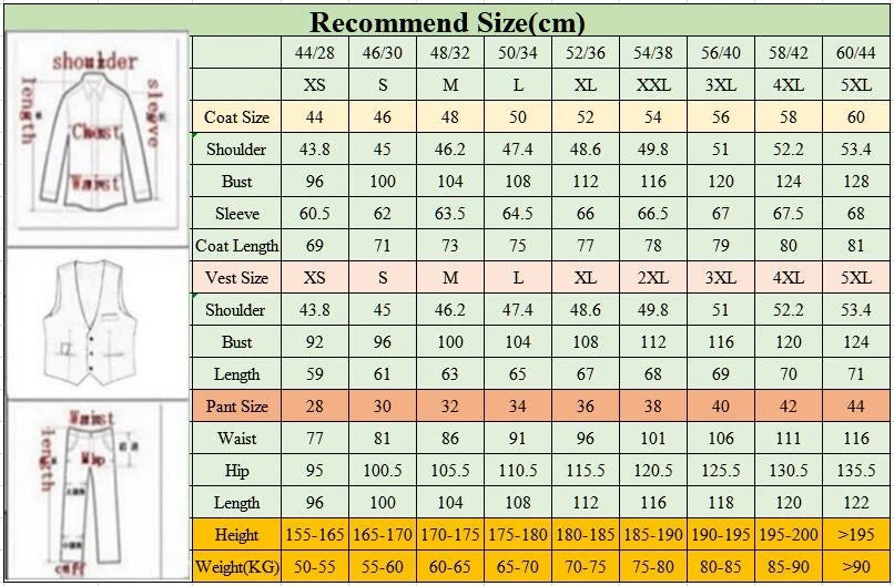 Men Suit Navy Blue 3 Pieces Double Button Business Casual For Wedding Birthday Banquet Work Tuxedo Set Jacket Vest With Pants