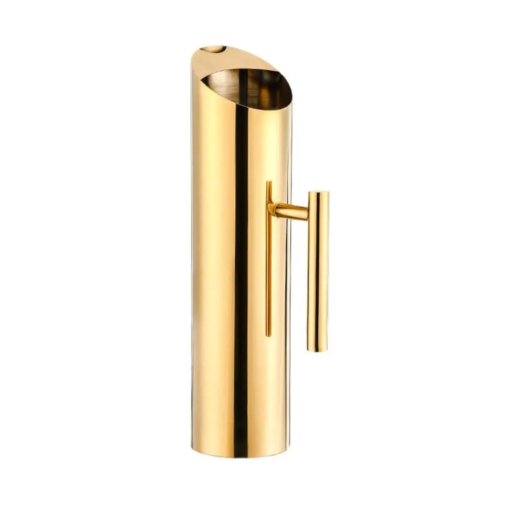 Coffee Jug 1/1.5/2L Stainless Steel Water Jug Large Capacity Straight Cold Kettle Splash Proof Silver/gold Pitcher KTV