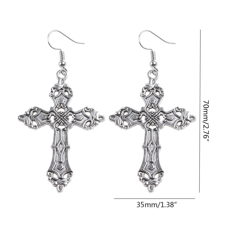 Vintage Jesus Earrings for Women Christianity Vintage Bohemian Earrings for Minimalist Christian Drop Shipping