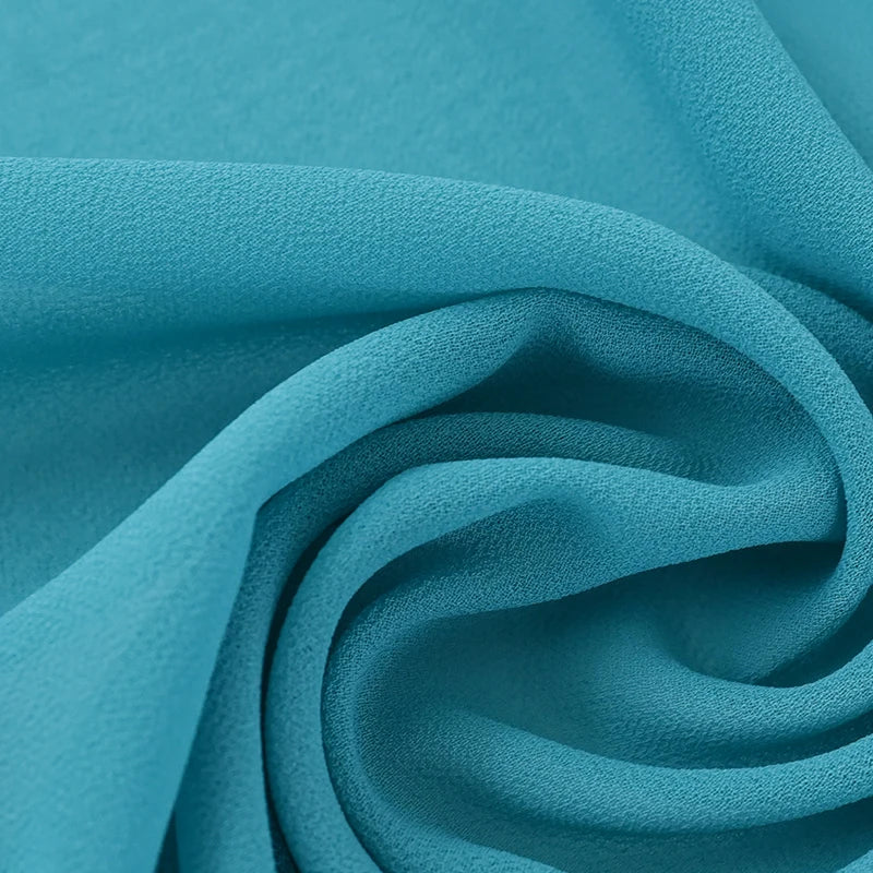 Fashion Pearl Chiffon Hijab Shawls Of Muslim Women Solid Color Head Wraps Scarf For Ladies