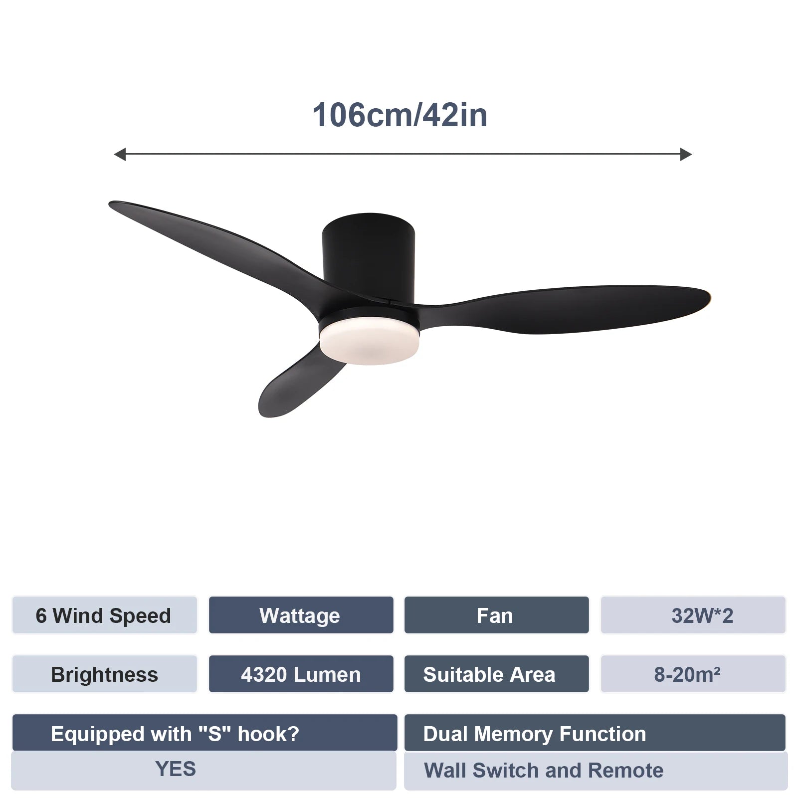 LED Ceiling Mounted Living Room Fan Light, Nordic Restaurant Decorative Ceiling Fan, Household Minimalist Electric Fan Light