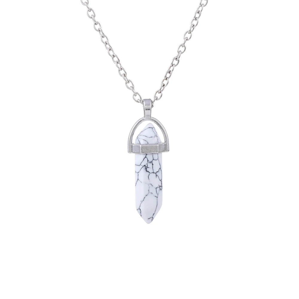 1Pc Irregular Rainbow Stone Natural Crystal Chakra Rock Necklace Golden Plated Quartz Pendant Nice Gift For Lover Friends