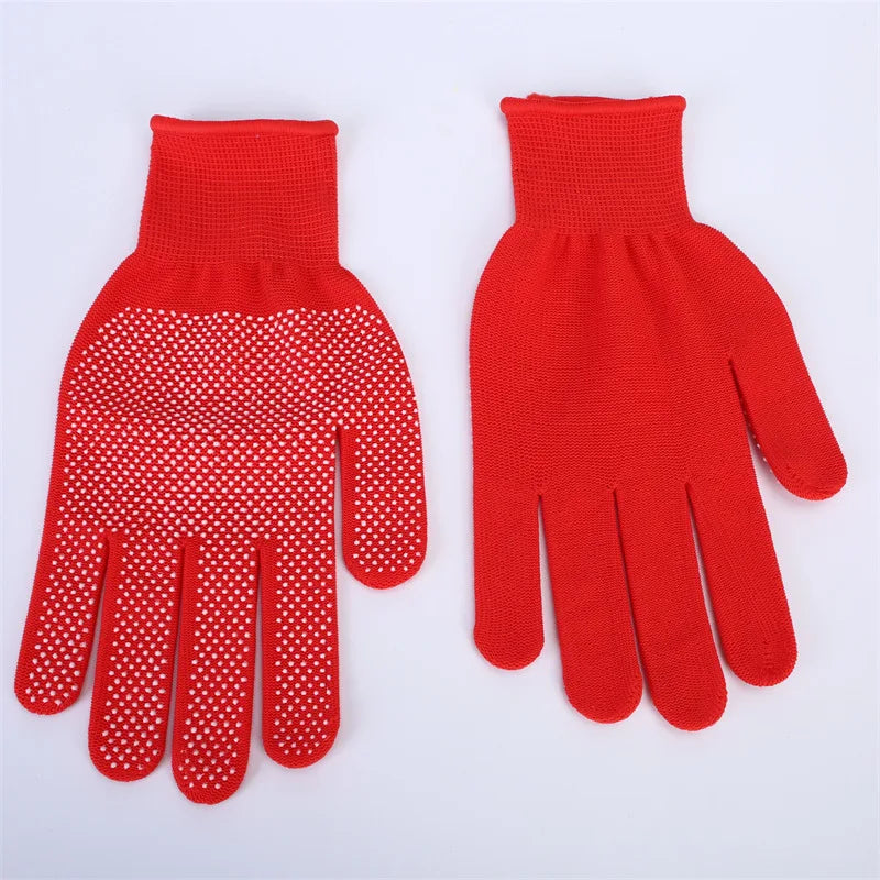 Anti-slip Wear Resistant Nylon Full Finger Gloves Garden Work Gloves For Women Men Anti-UV Outdoor Riding Cycling Gloves Mittens