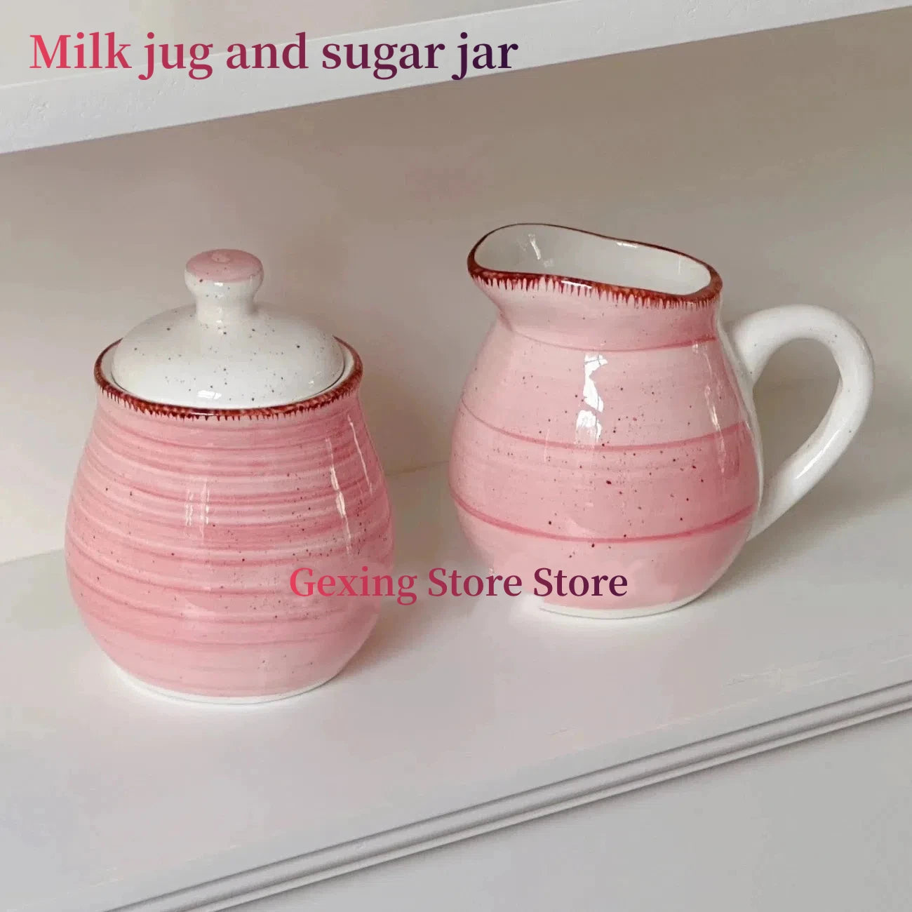 New Vintage Ceramic Creamer with Handle Cream Jug Gravy Boat Coffee Milk Pitcher Dipping Sauce Jug Milk Pourer Syrup Dispenser