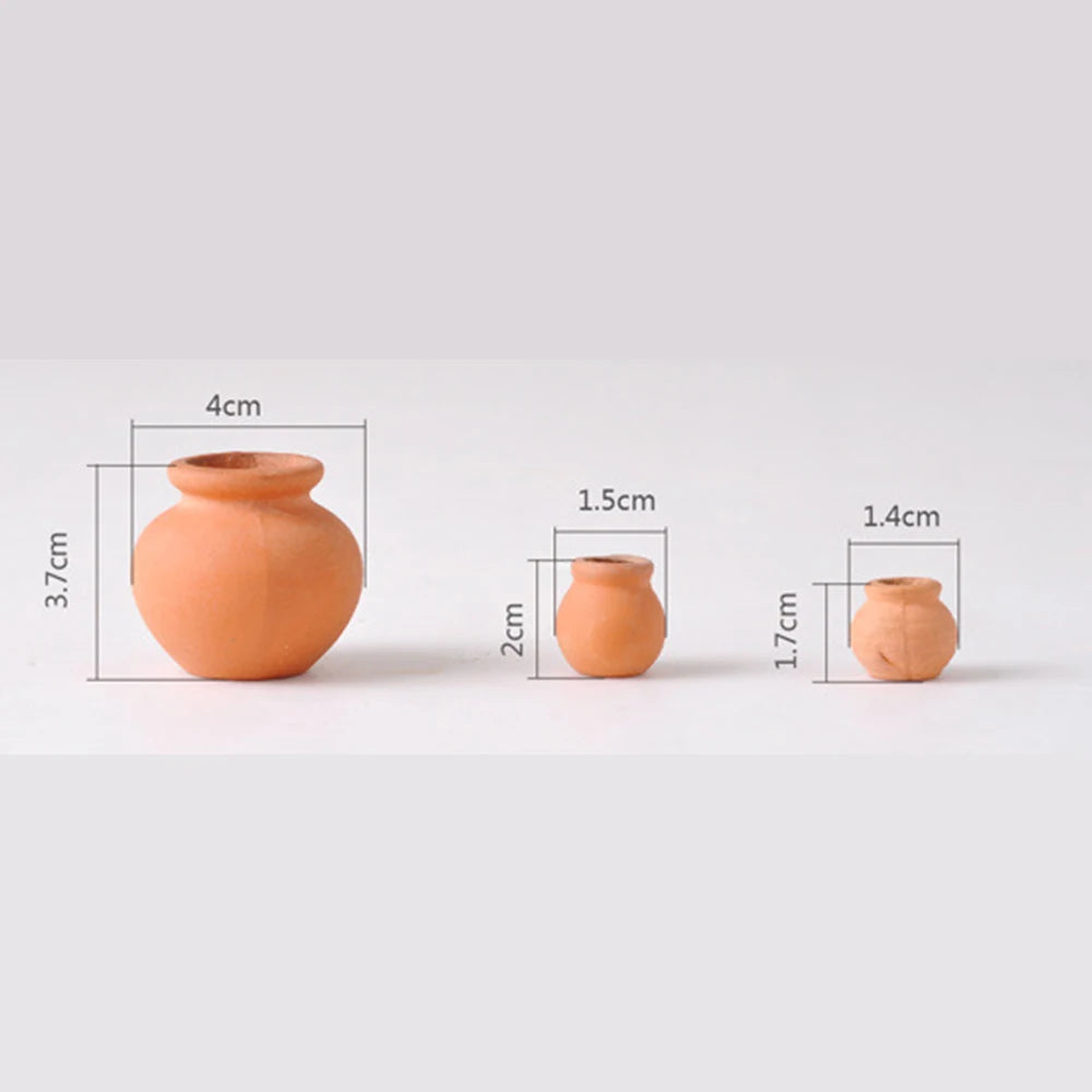 Mini Terracotta Pot Clay Ceramic Pottery Planter Flower Pots Succulent Nursery Pots For Flower Plants Crafts Miniature Flowerpot