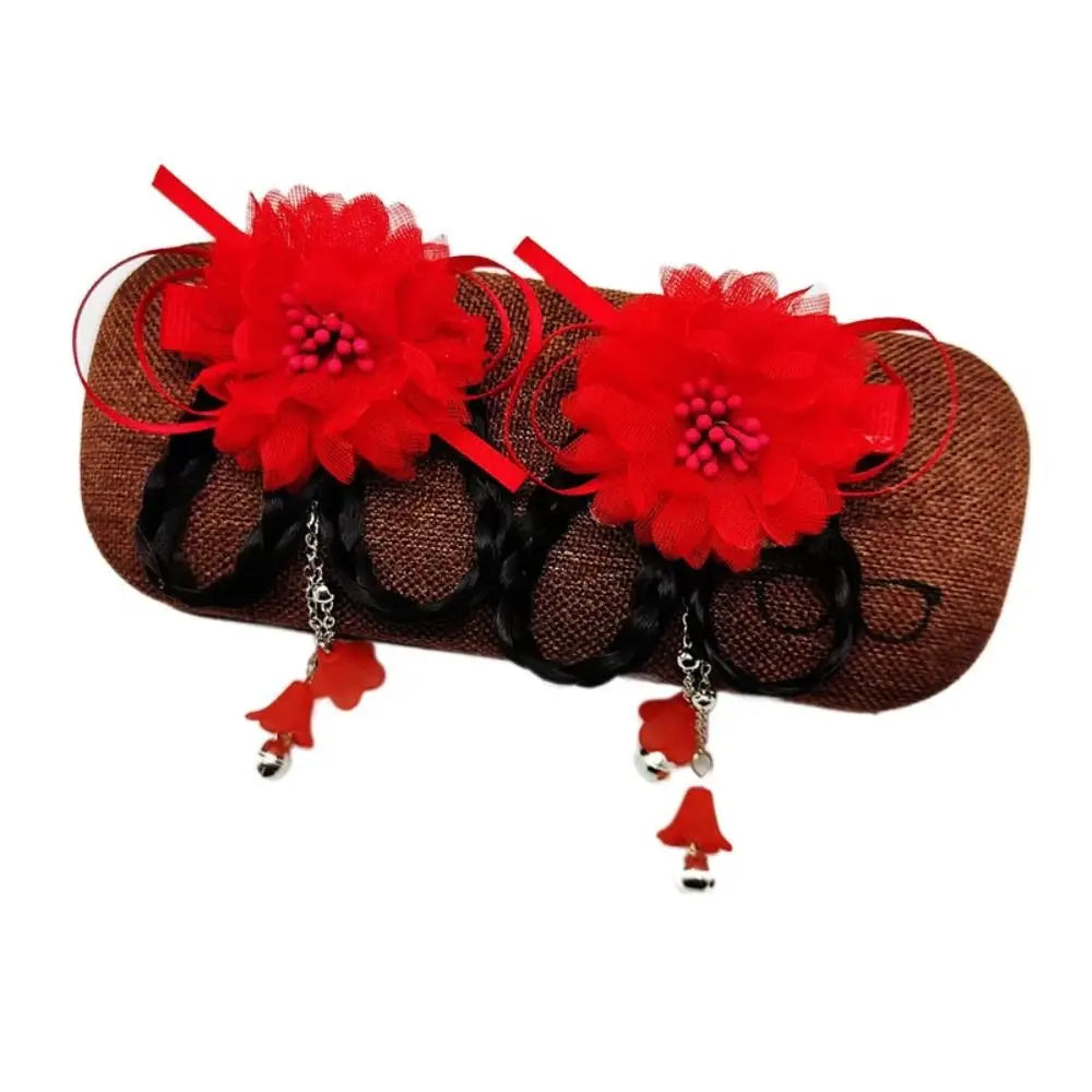 Duckbill Clip Bowknot  Hair Clip Wig Braid Head Wear Ancient Style  Hairpin Children Hair Clip Women Hair Accessories