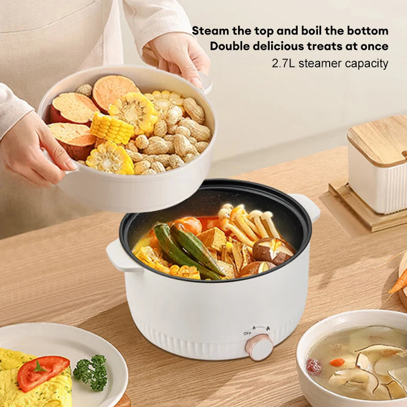 5L Electric Pot Non-stick Kitchen Double Pot Hot Pot Multi-function Electric Pot for Home Electric hot pot