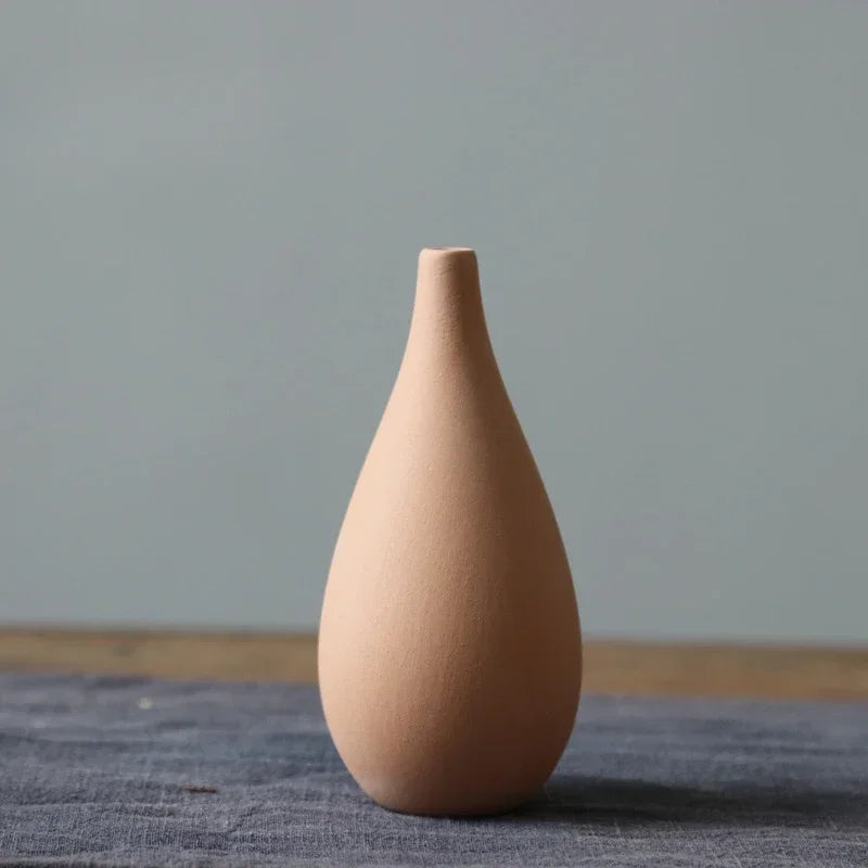 Plain Vas Photography  Arrangement Creative and Minimalist Decoration Pottery Props for Home Nordic Ins Style Plain Ceramic Vase