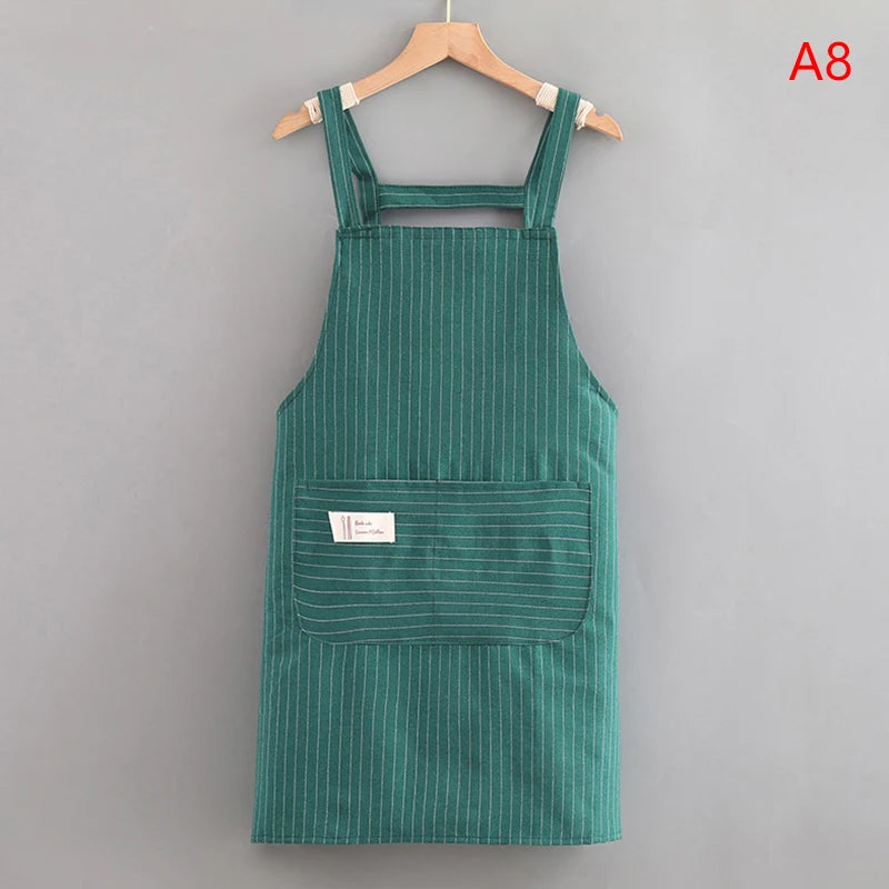 Fashion Resistant Dirt Apron Resistant Household Kitchen Cooking Fashion Apron Adult Work Clothes Kitchen Access Baking clothes