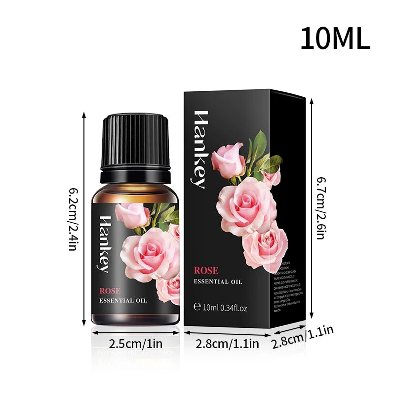 Multiple Aroma Aromatherapy Essential Oils Candles Making Diffuser Pure Nature Oil Water Soluble Humidifier Natural Flower Aroma