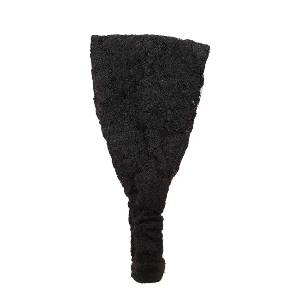 Head Wrap Boho Headband Hair Accessories Women Fashion Solid Hairbands Cloth Turban Lace Elastic Women Hair Band Women