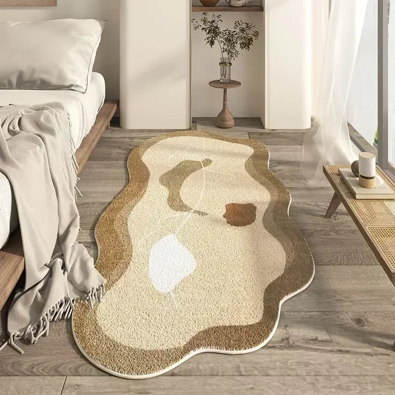 Irregular Living Room Large Area Carpets Minimalist Bedroom Bedside Carpet Plush Coffee Table Rugs Soft Comfortable Rug Alfombra