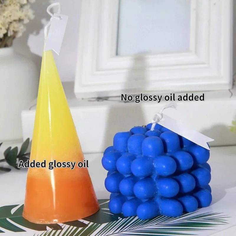 NEW Reusable Mirror Light Oil Candle Surface Non-flame Retardant Brightener DIY Aromatherapy Candle Gloss Treatment Raw Material