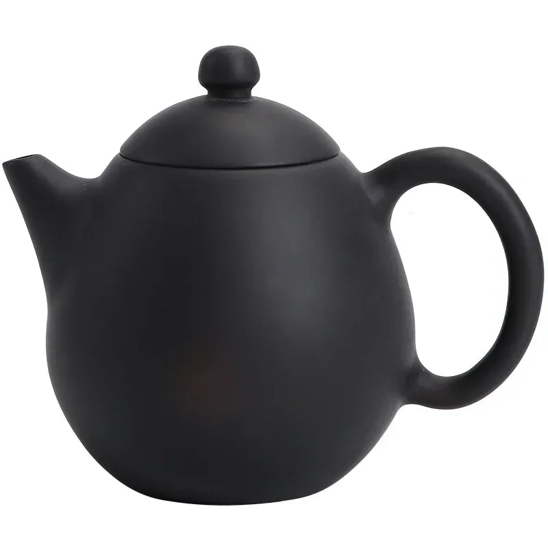 Qingxi Purple Pottery Lotte Pot Handmade Iron Tire Tea Making Device Long Dan Teapot Single Teapot Ceramic Teapot Siteel