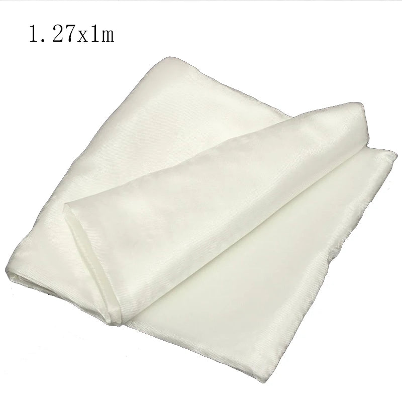 1 piece of 1.27x1m Glass Fiber Woven Fiberglass Fabric Cloth  Plain Weave, Reinforced Fabric Tool DIY Material