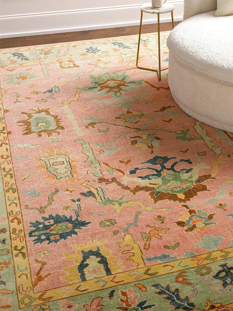 Foldable Living Room Carpet Persian Luxury Retro Decorative Carpets Soft Non-Slip Bedroom Rug Machine Washable Cloakroom Rugs 카펫