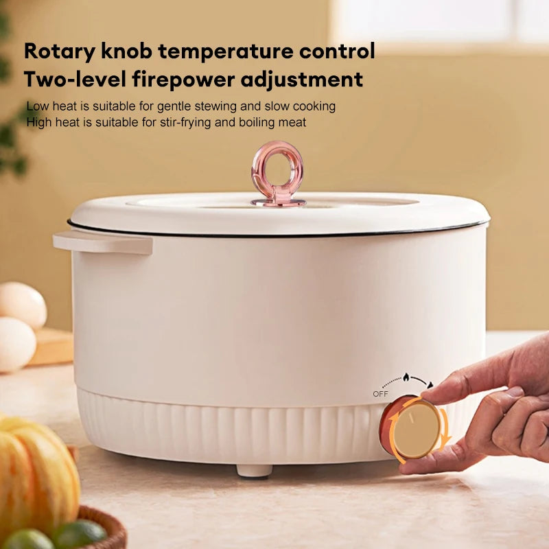 5L Electric Pot Non-stick Kitchen Double Pot Hot Pot Multi-function Electric Pot for Home Electric hot pot