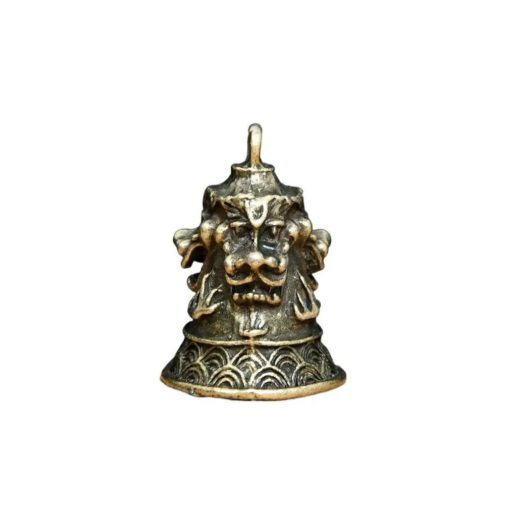 Decoration Brass Handicraft Bell Key Car Button Wind Bell Tibetan Bronze Bell Creative Gift Home Decoration Pendant Christmas