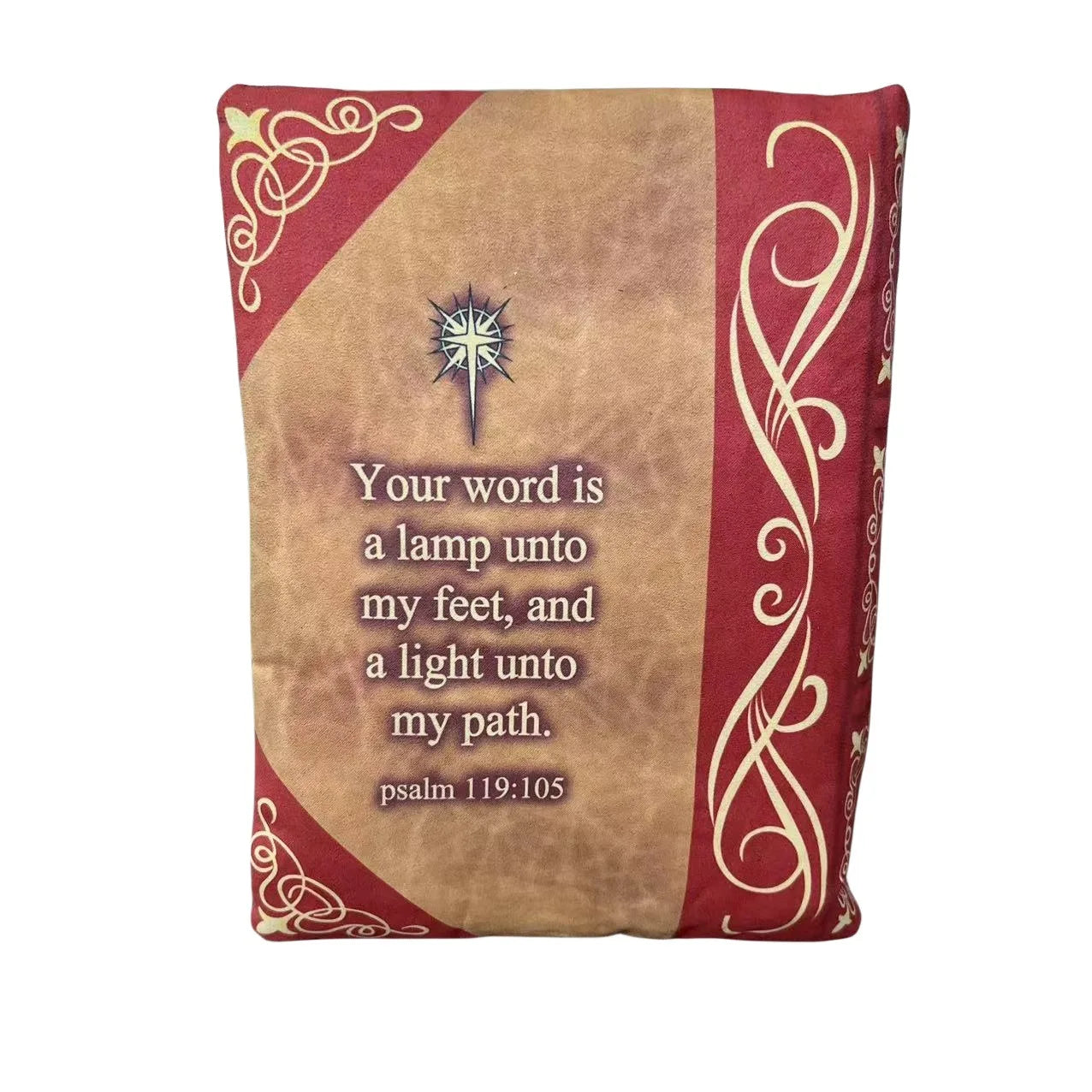Holy Bible Pillow Book Plush That Opens Bible Verse Pillow Soft Plushies Book Pillow Bible Christian Gifts for Kids Children