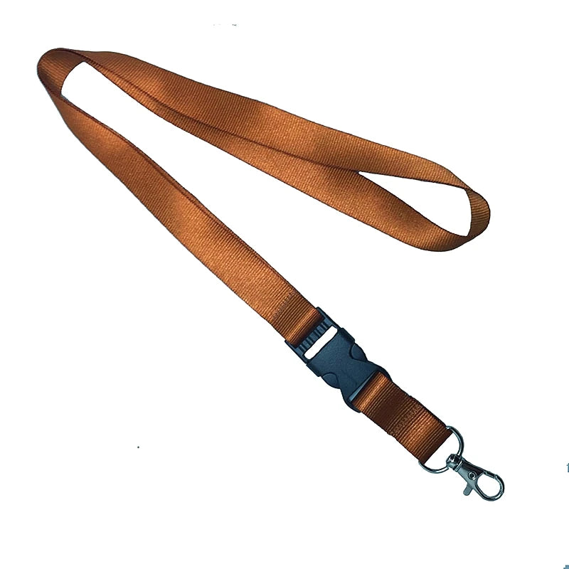 50 PCS Customized Logo Lanyard Full Color Printing Company Logo 2cm Wide Personalized Neck Strap For Key Chain Staff ID Card