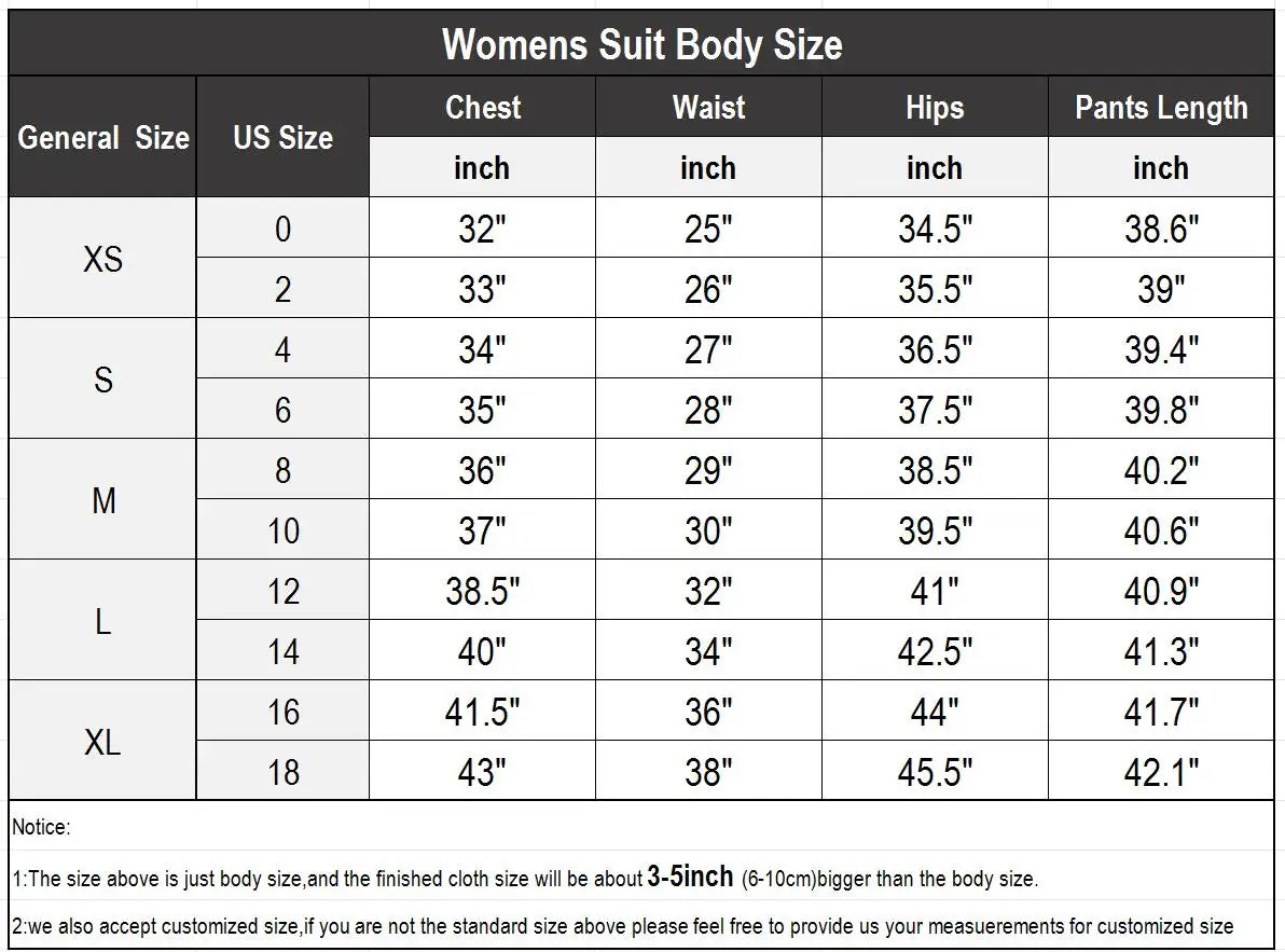 Elegant Women Blazer 2 Pieces Suits with Pants Wedding Tuxedos Party Office Work Slim Fit Business Suit (Jacket + Pants)