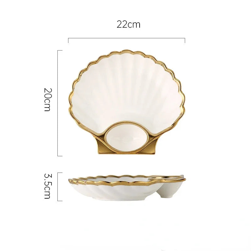 Ceramic Jiaozi Dish Home Jiaozi Special-shaped Plate Sushi Breakfast Dinner Plates Dining Table Home Decoration Ornaments