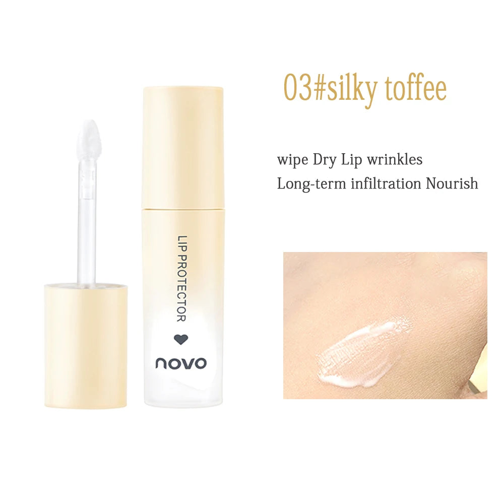 Cute Fruit Lip Balm Peach Tea Color Lip Gloss Natural Lasting Moisturizing Lighten Lip Lines Color Changing Jelly Plump Lip Care