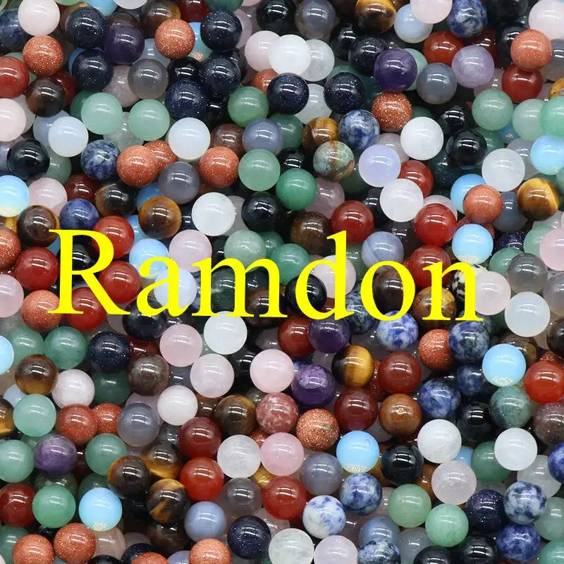 12MM Lapis Lazuli Round Beads for DIY Making Jewelry NO-Drilled Hole Loose Healing Energy Natural Cute Stone Crystal Sphere Ball