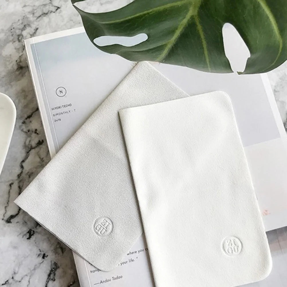 10PCS Glasses Cloth Microfiber For Cleans Lenses Glasses Screens Cameras Eyeglasses Cell ( Grey White )